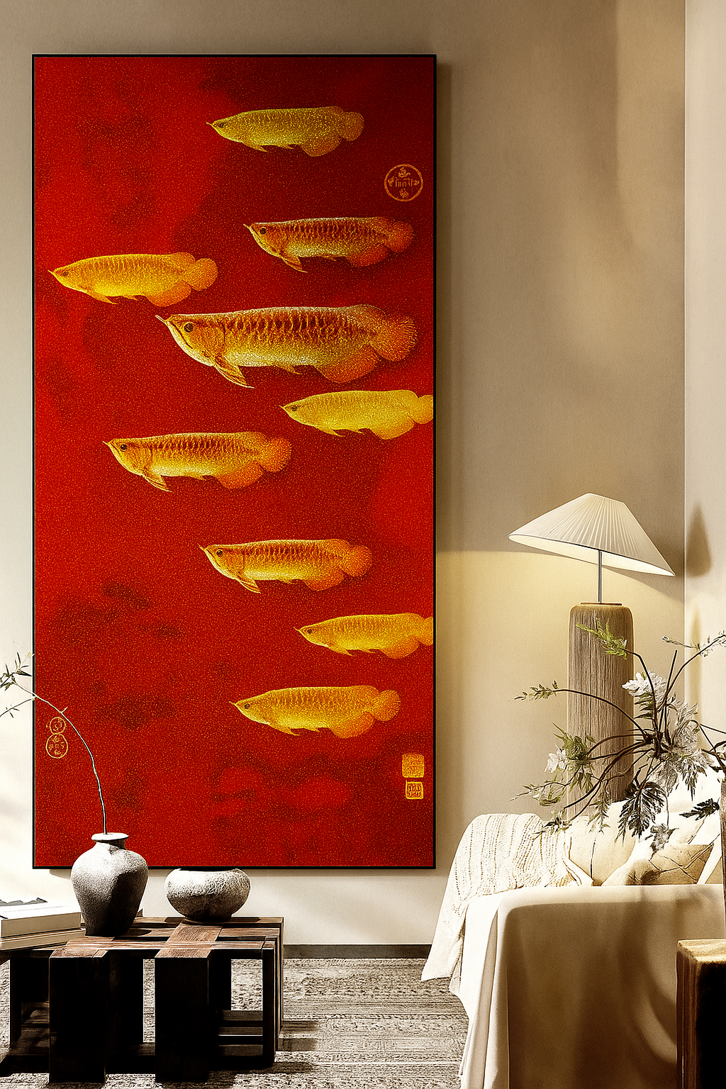 晶珠效果挂画示例